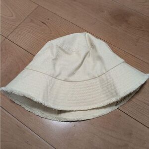 Cream Kids Bucket Hat